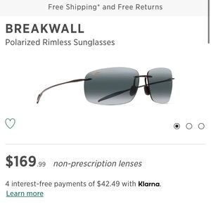 Maui Jim Breakwall Sunglasses. Great condition & comes with a Maui Jim case